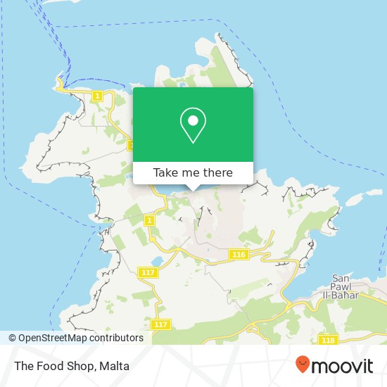 The Food Shop map