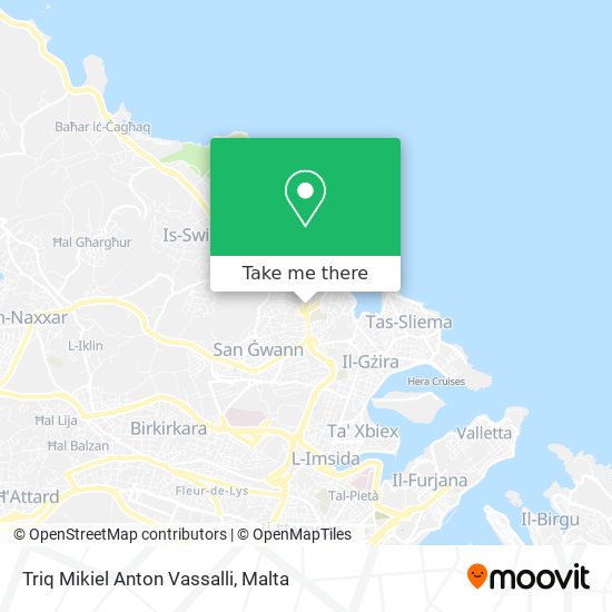 Triq Mikiel Anton Vassalli map