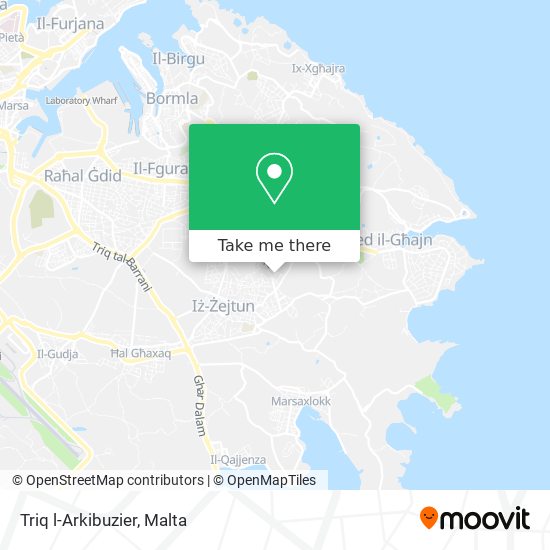 Triq l-Arkibuzier map