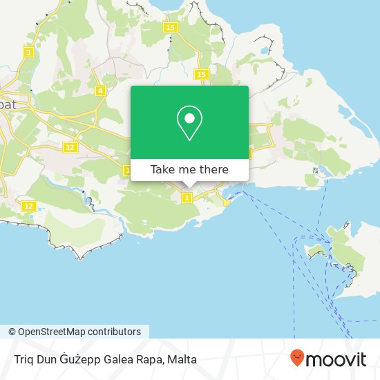 Triq Dun Ġużepp Galea Rapa map