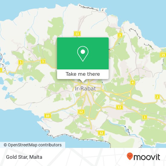 Gold Star map