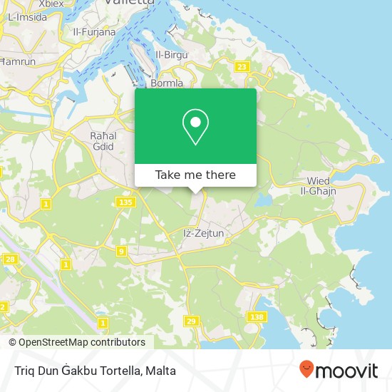 Triq Dun Ġakbu Tortella map