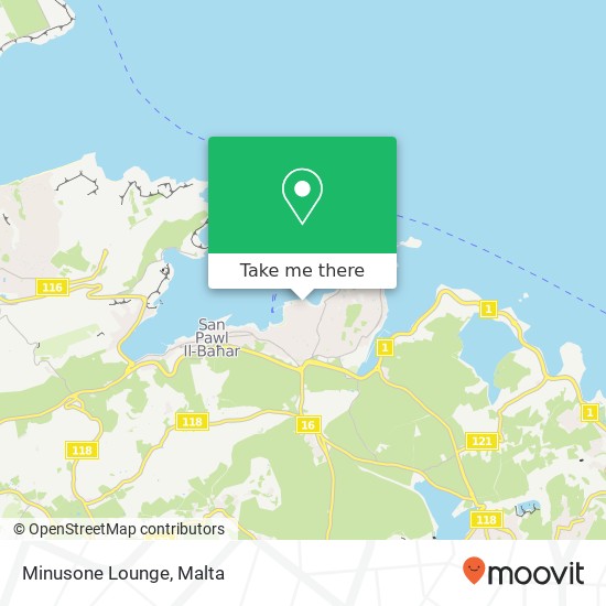 Minusone Lounge map