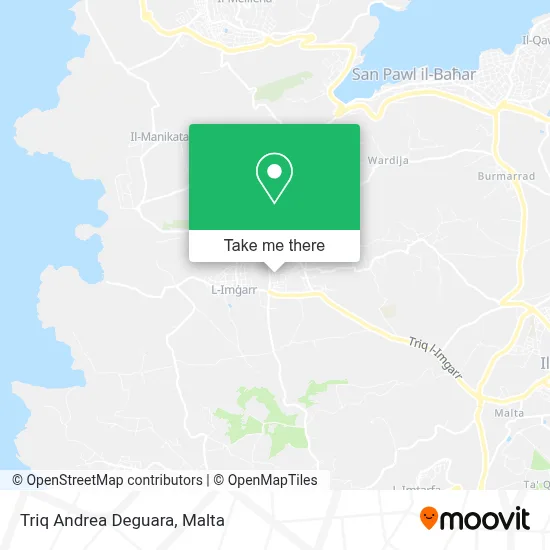 Triq Andrea Deguara map