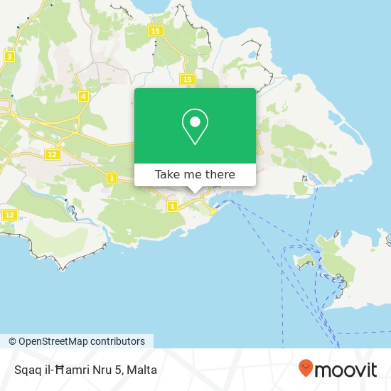 Sqaq il-Ħamri Nru 5 map