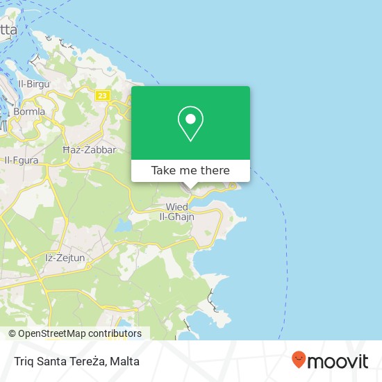 Triq Santa Tereża map