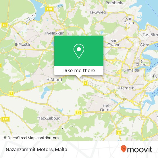 Gazanzammit Motors map