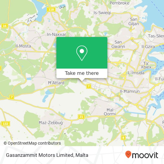Gasanzammit Motors Limited map