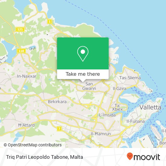 Triq Patri Leopoldo Tabone map