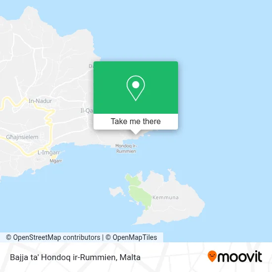 Bajja ta' Hondoq ir-Rummien map