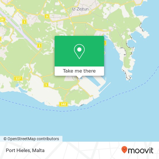Port Hieles map