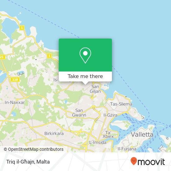 Triq il-Għajn map