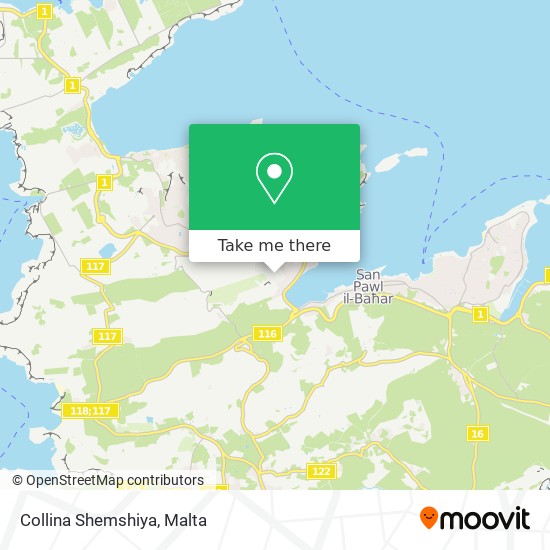 Collina Shemshiya map