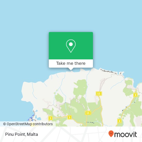 Pinu Point map