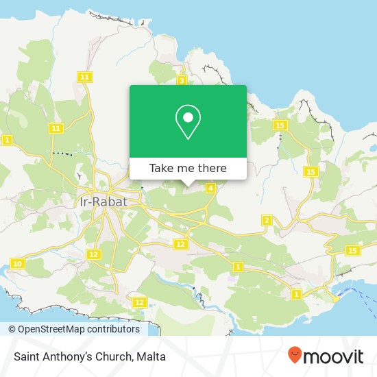 Saint Anthony’s Church map