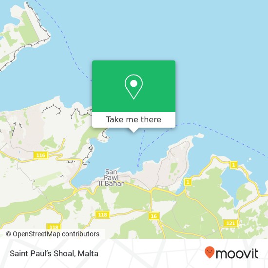 Saint Paul’s Shoal map