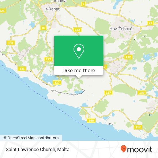 Saint Lawrence Church map