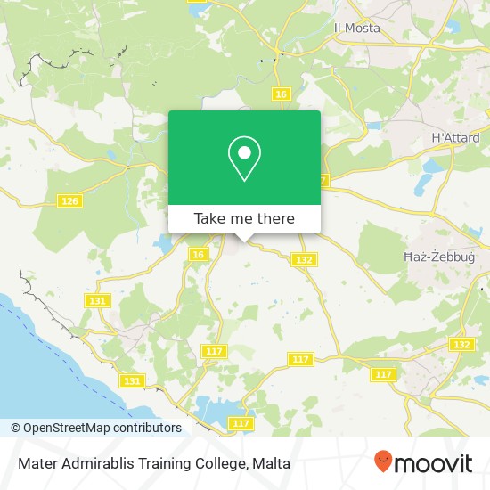 Mater Admirablis Training College map