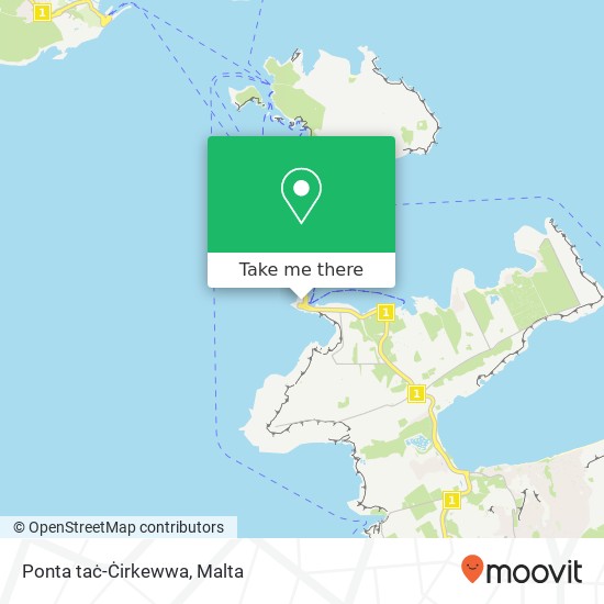 Ponta taċ-Ċirkewwa map