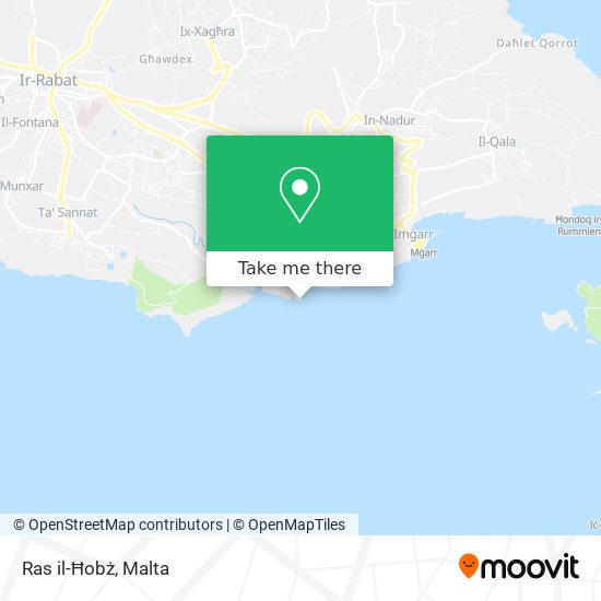 Ras il-Ħobż map