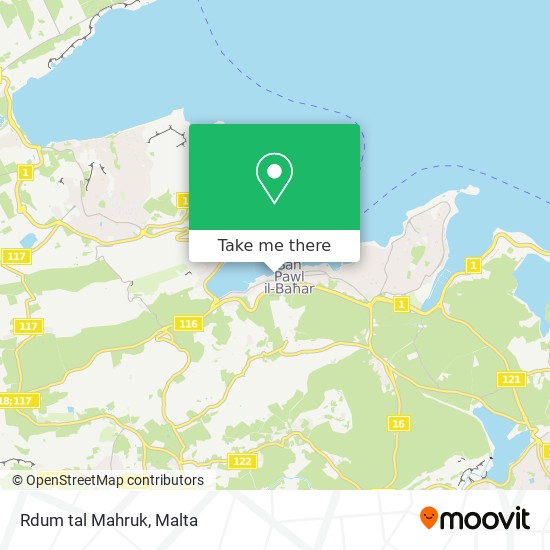 Rdum tal Mahruk map