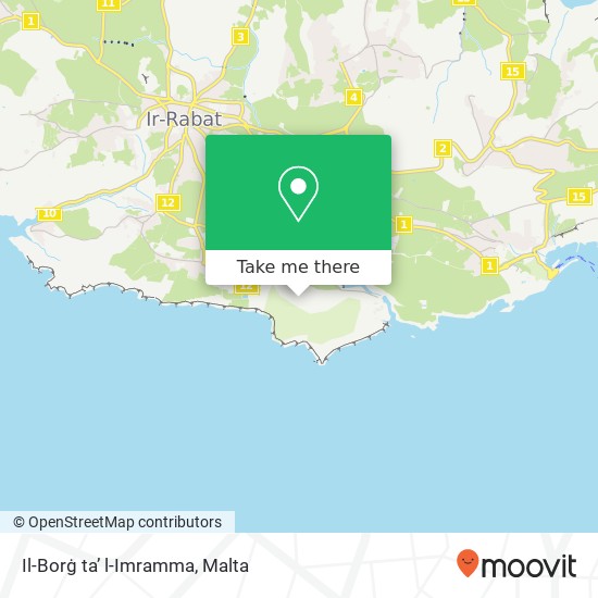 Il-Borġ ta’ l-Imramma map