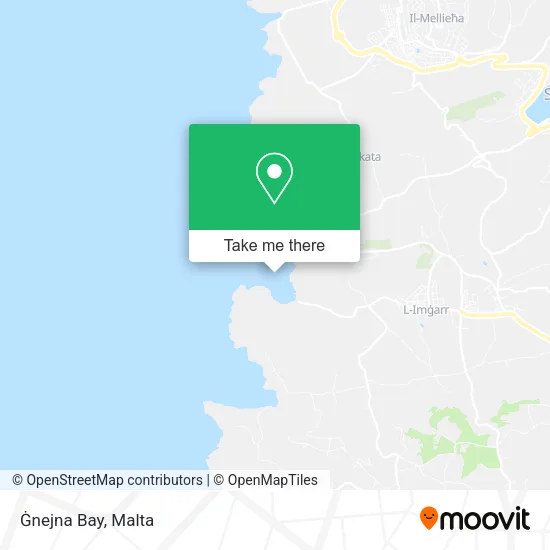 Ġnejna Bay map