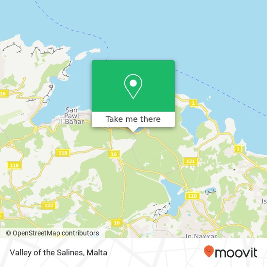 Valley of the Salines map