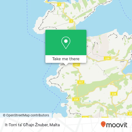 It-Torri ta’ Għajn Żnuber map