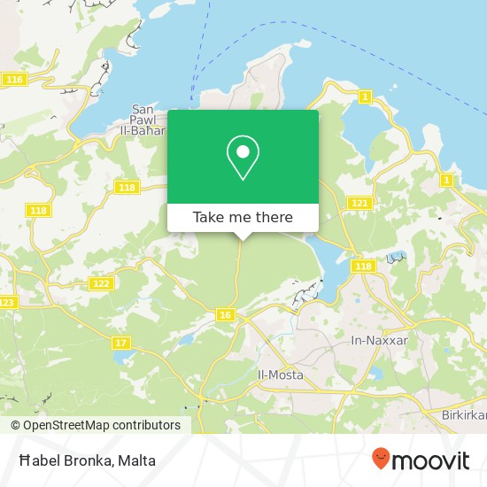 Ħabel Bronka map