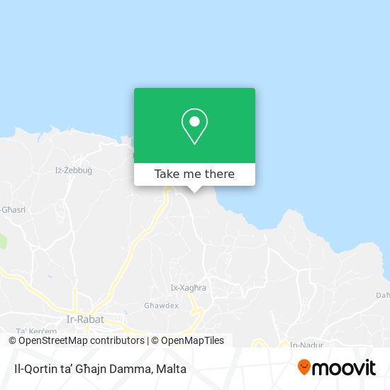 Il-Qortin ta’ Għajn Damma map