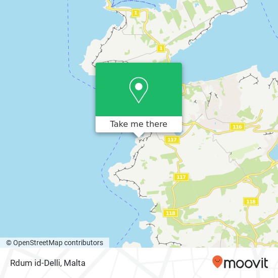 Rdum id-Delli map