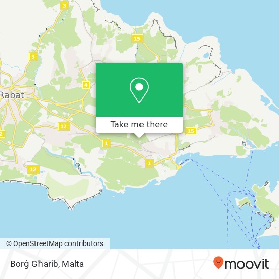 Borġ Għarib map