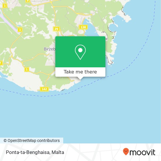 Ponta-ta-Benghaisa map
