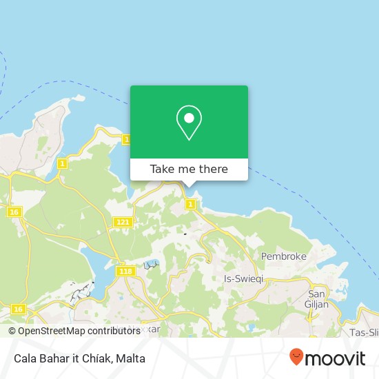 Cala Bahar it Chíak map