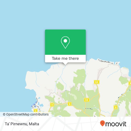 Ta’ Pirnewnu map