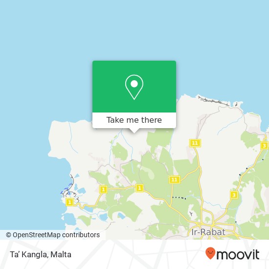 Ta’ Kangla map