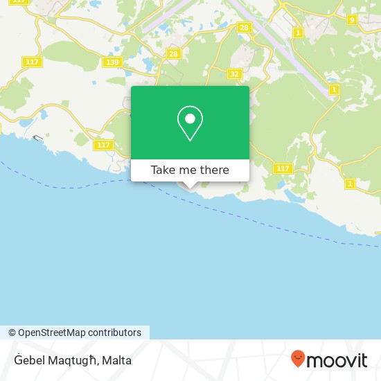 Ġebel Maqtugħ map