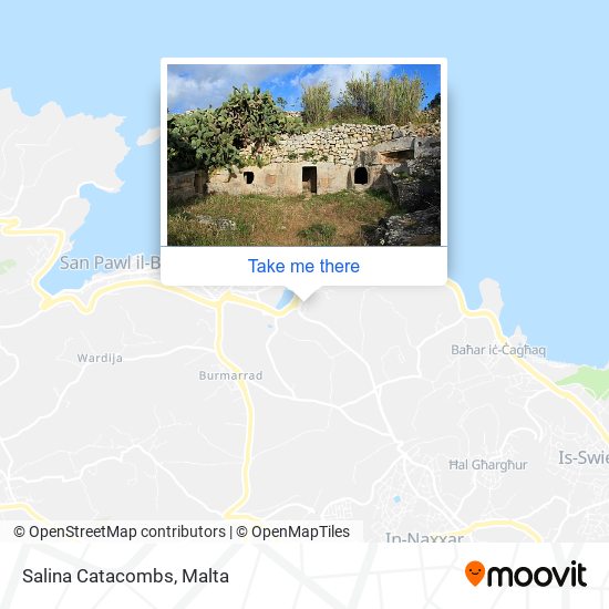 Salina Catacombs map
