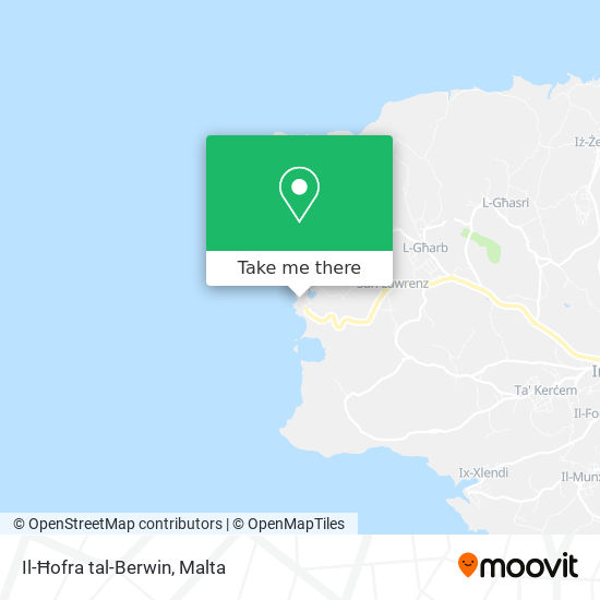 Il-Ħofra tal-Berwin map