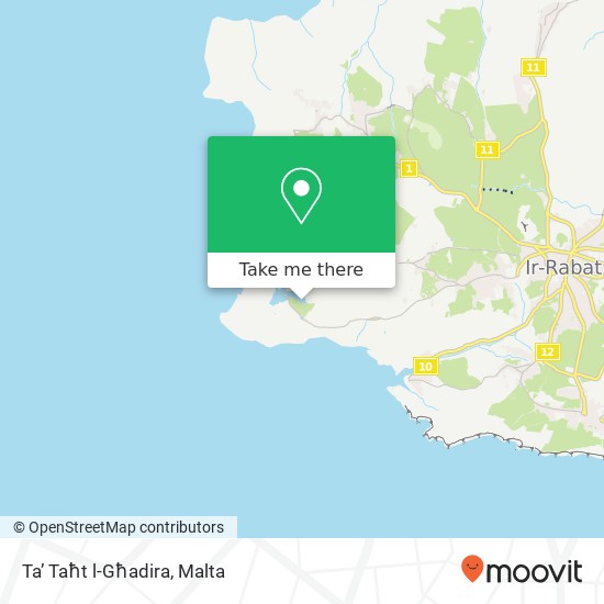 Ta’ Taħt l-Għadira map