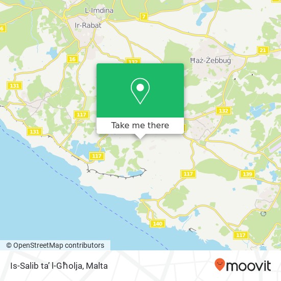 Is-Salib ta’ l-Għolja map