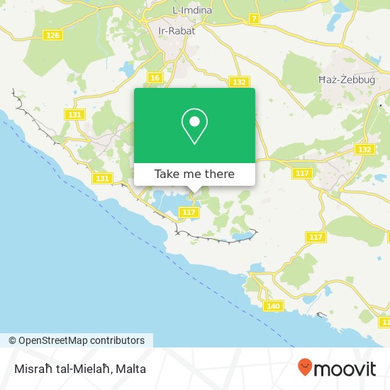 Misraħ tal-Mielaħ map