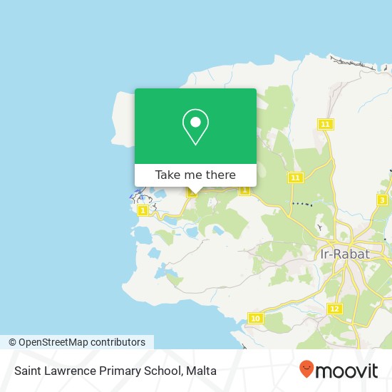 Saint Lawrence Primary School map