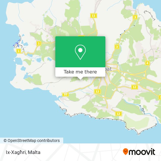 Ix-Xagħri map