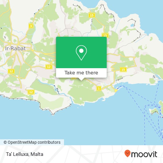 Ta’ Lelluxa map