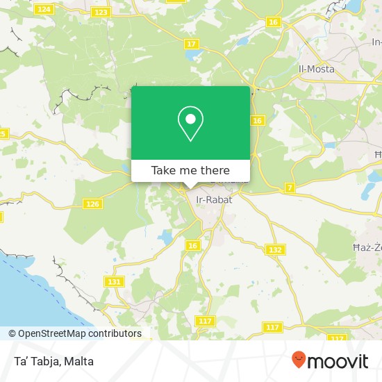 Ta’ Tabja map