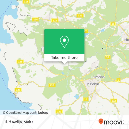 Il-Ħawlija map