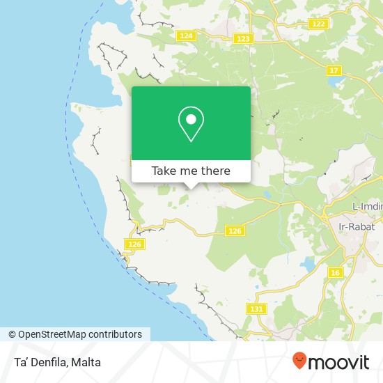 Ta’ Denfila map