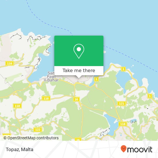 Topaz map
